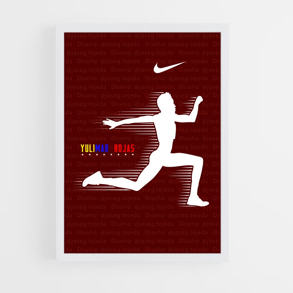Poster Yulimar rojas fouet – affiche Athlétisme (vue 3)